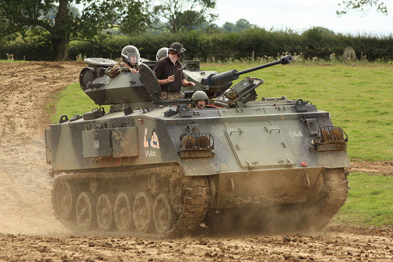 Tank Driving Experience, military experience