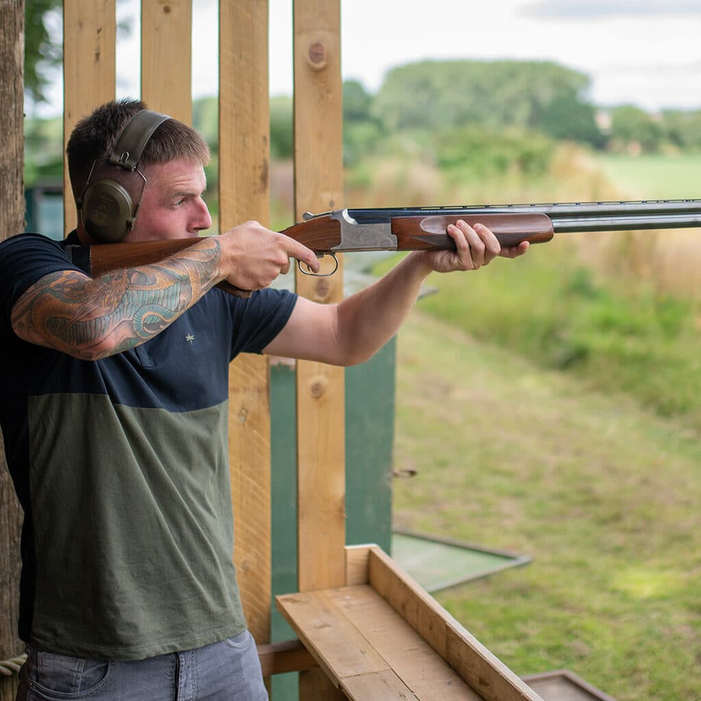 Clay Pigeon shooting corporate package at Armourgeddon
