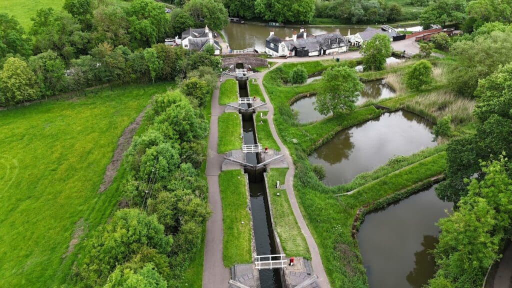 Foxton Locks in Leicestershire